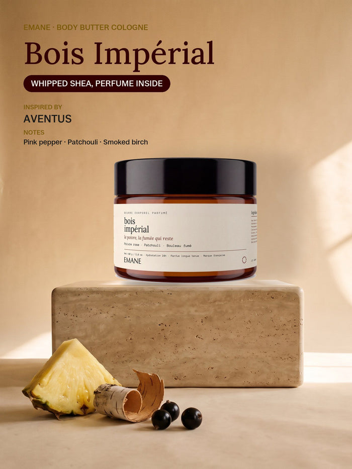Bois Impérial body butter cologne, inspired by Aventus