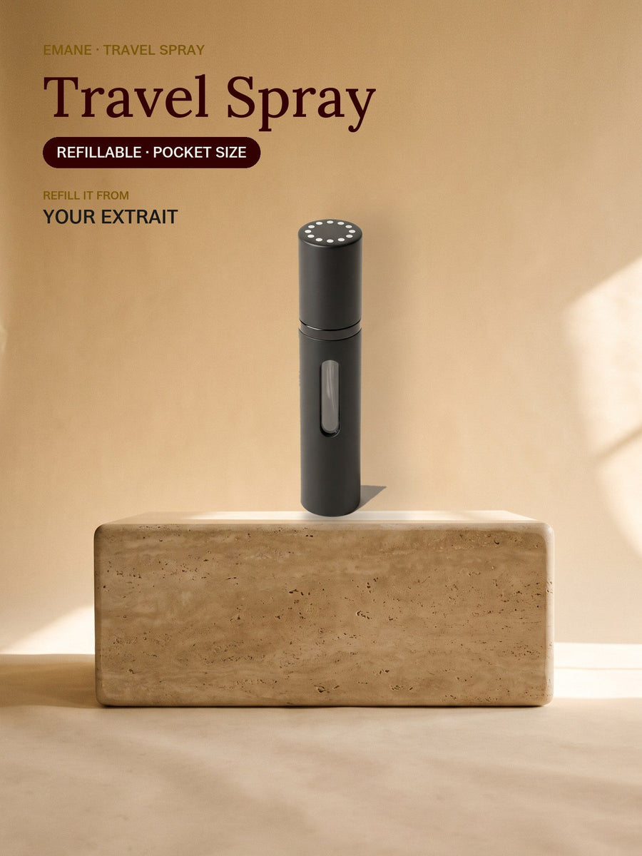 EMANE travel spray, refillable from your bottle